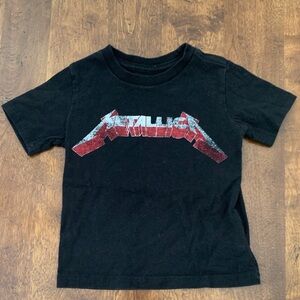 GAP Kids Black Tee with Red Graphic